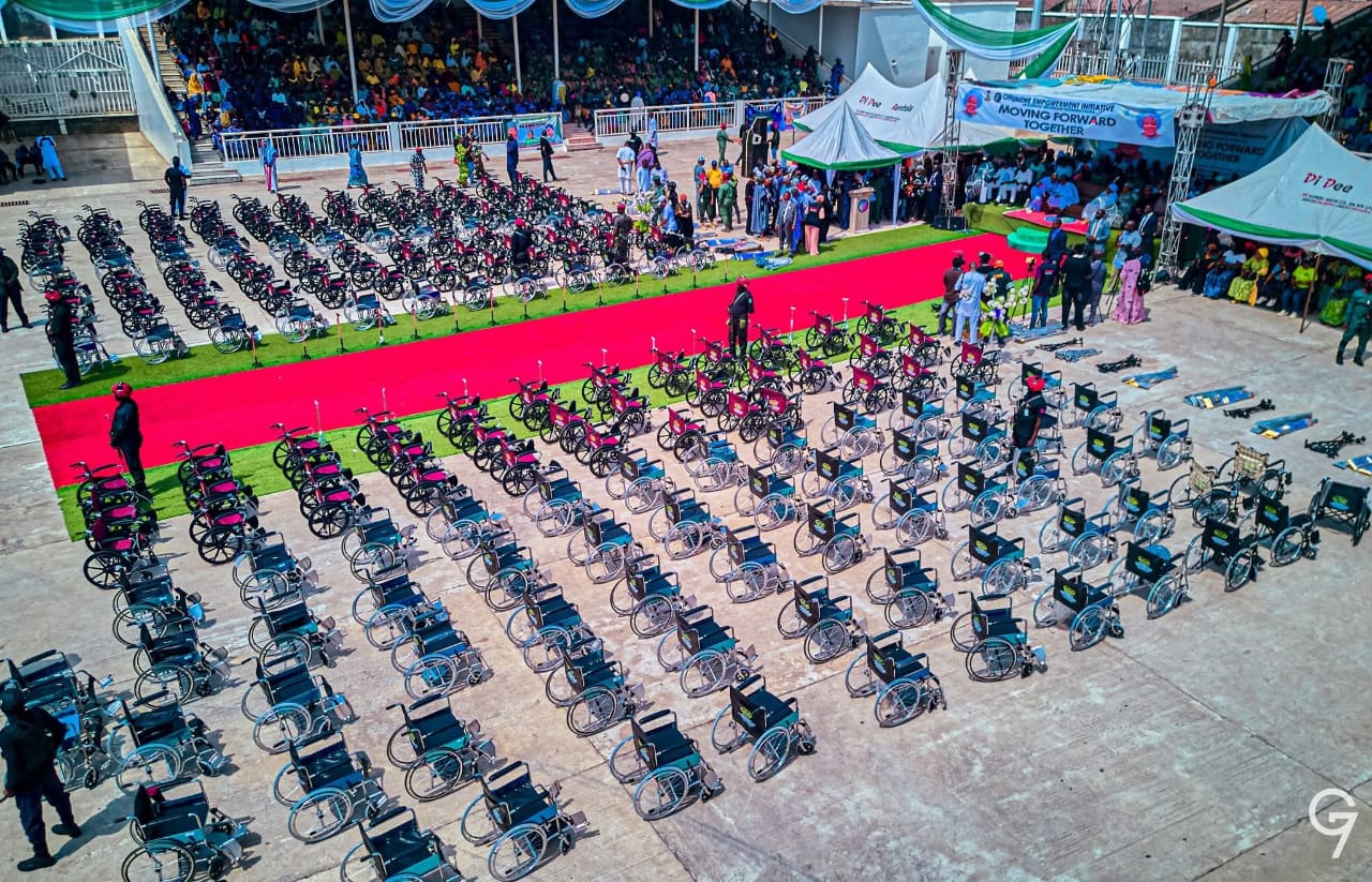 Distribution of Wheelchairs to Disabled Individuals